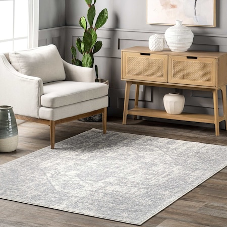 Nuloom Justine Vintage Medallion Area Rug 4ft x 6ft GRWS04E-406